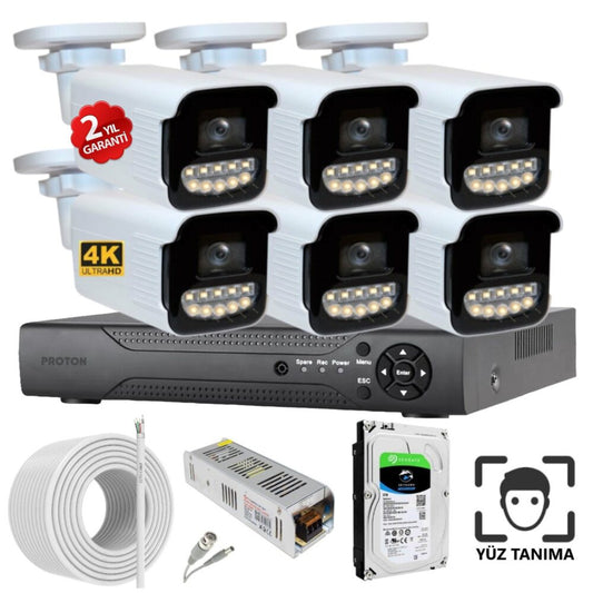 5 MEGAPİKSEL 6 LI 5225 MODEL FUL SET